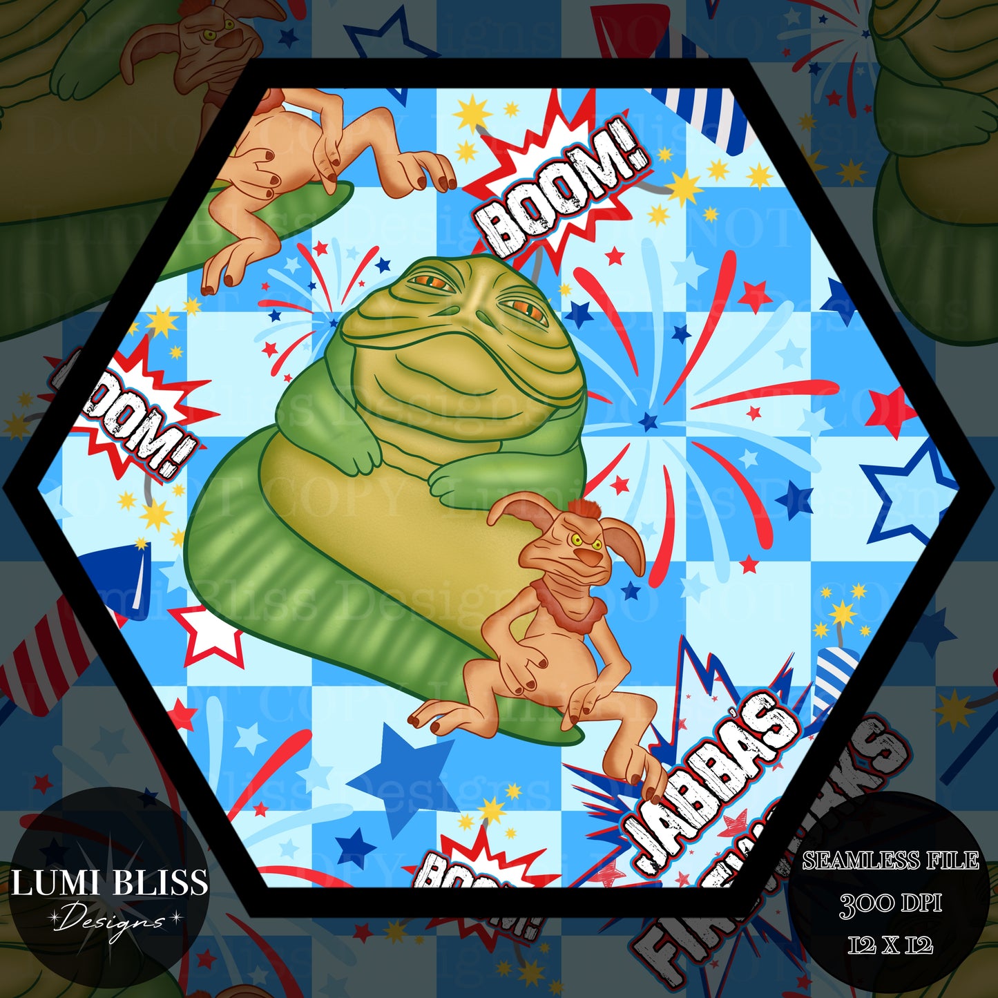 Jabba's Fireworks Seamless