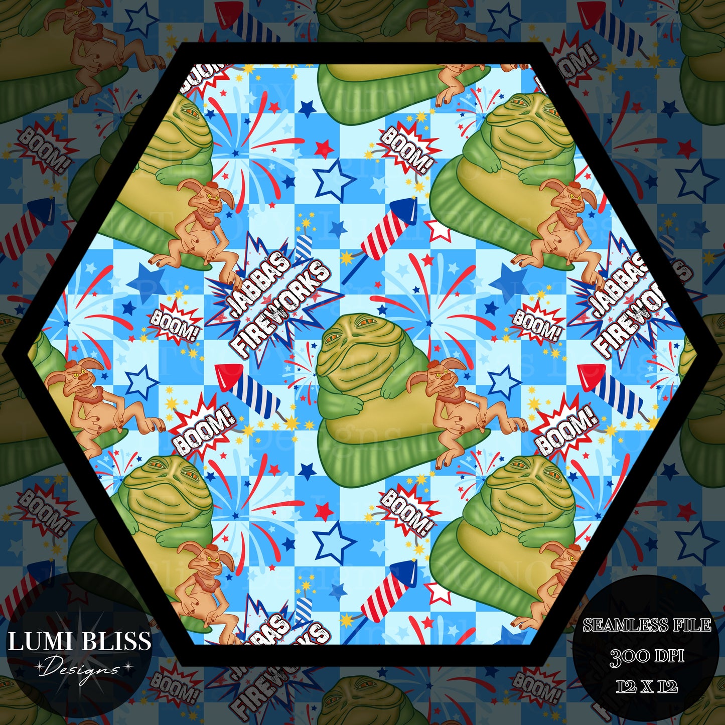 Jabba's Fireworks Seamless