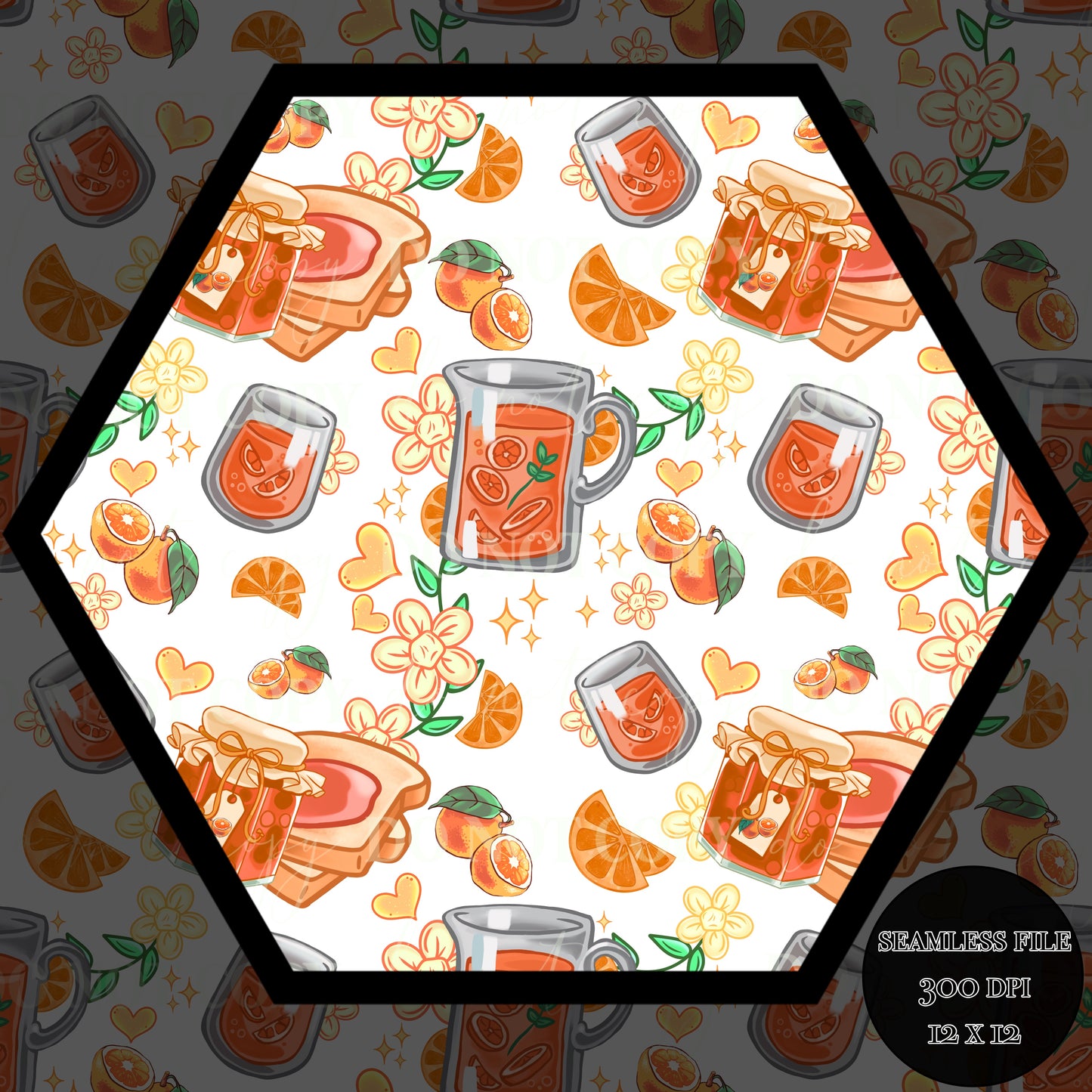 Oranges Seamless