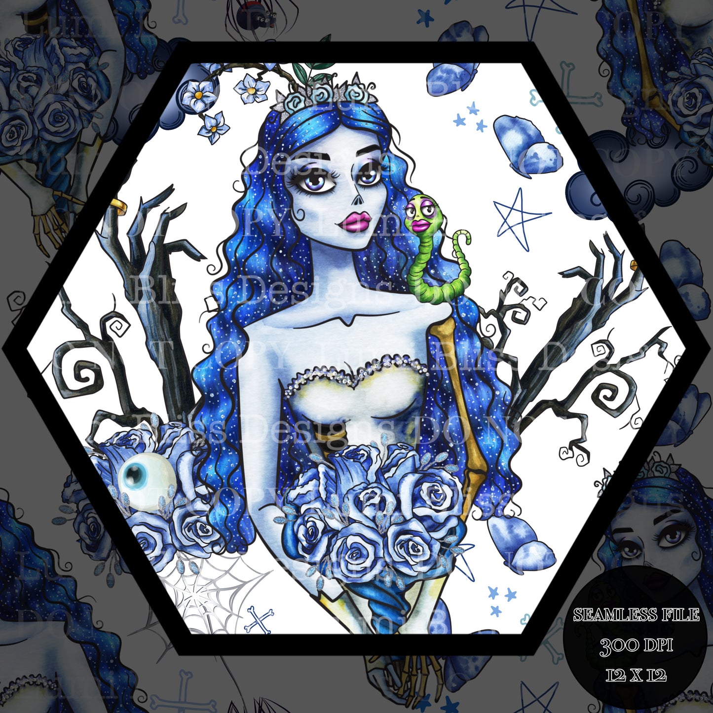 Dead Bride Seamless
