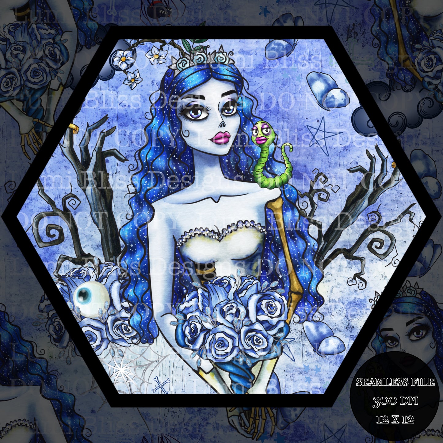 Dead Bride Seamless