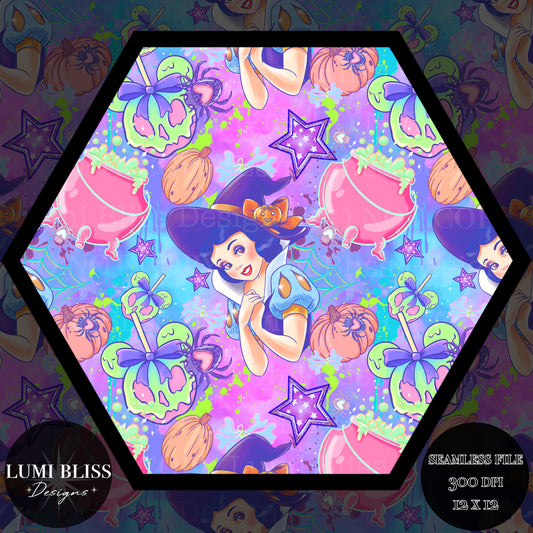 Spooky Snow Seamless