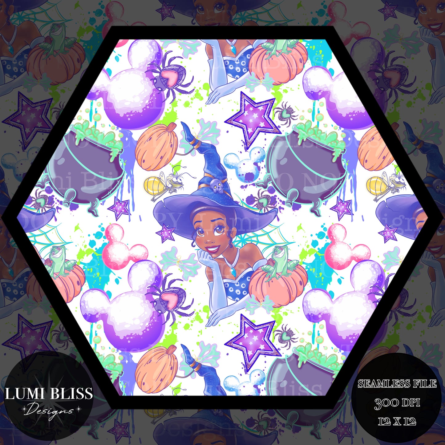 Spooky Tiana Seamless