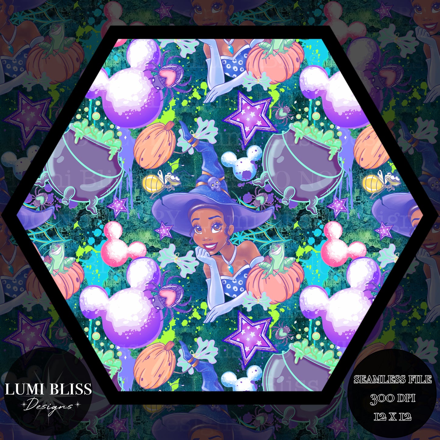 Spooky Tiana Seamless