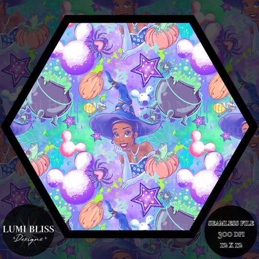 Spooky Tiana Seamless