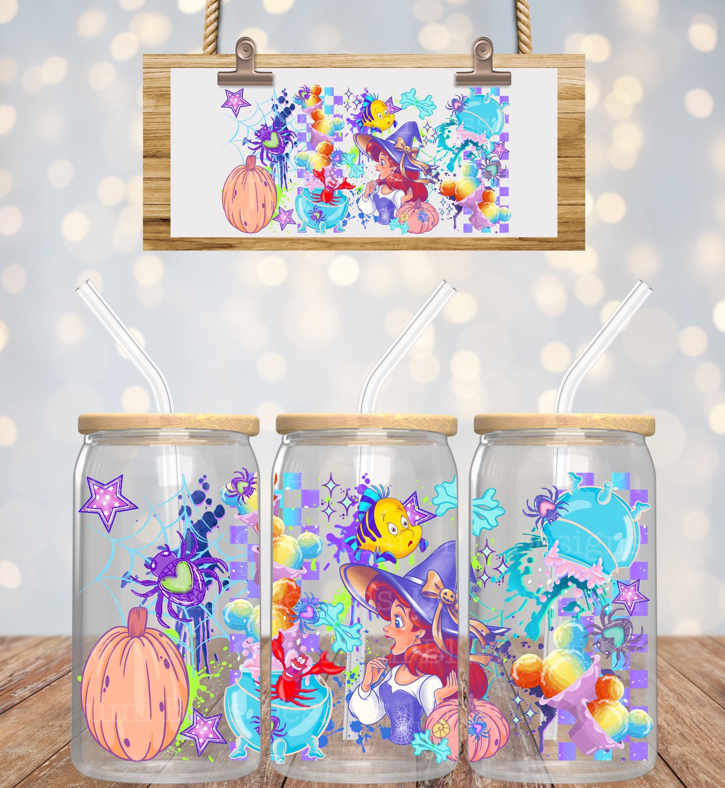 Spooky Ariel 16oz