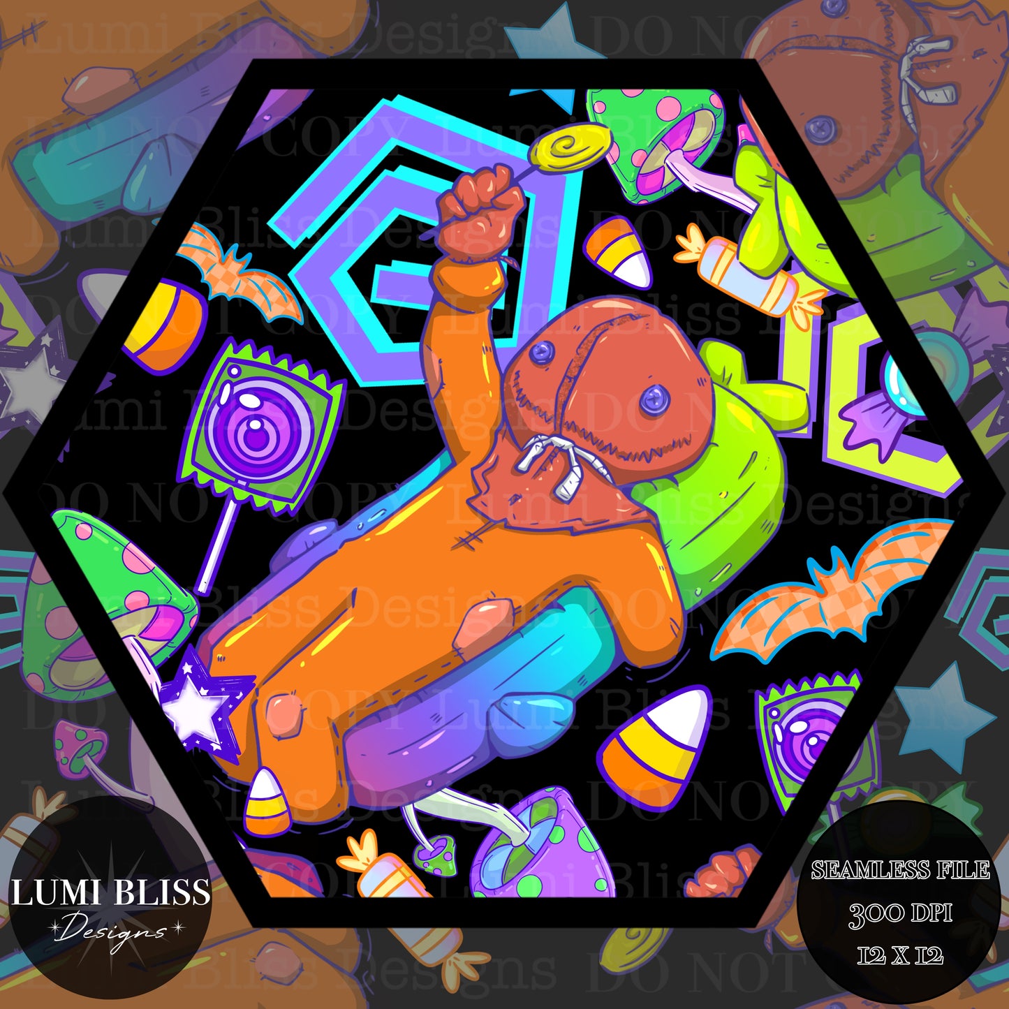 Neon Sam Seamless