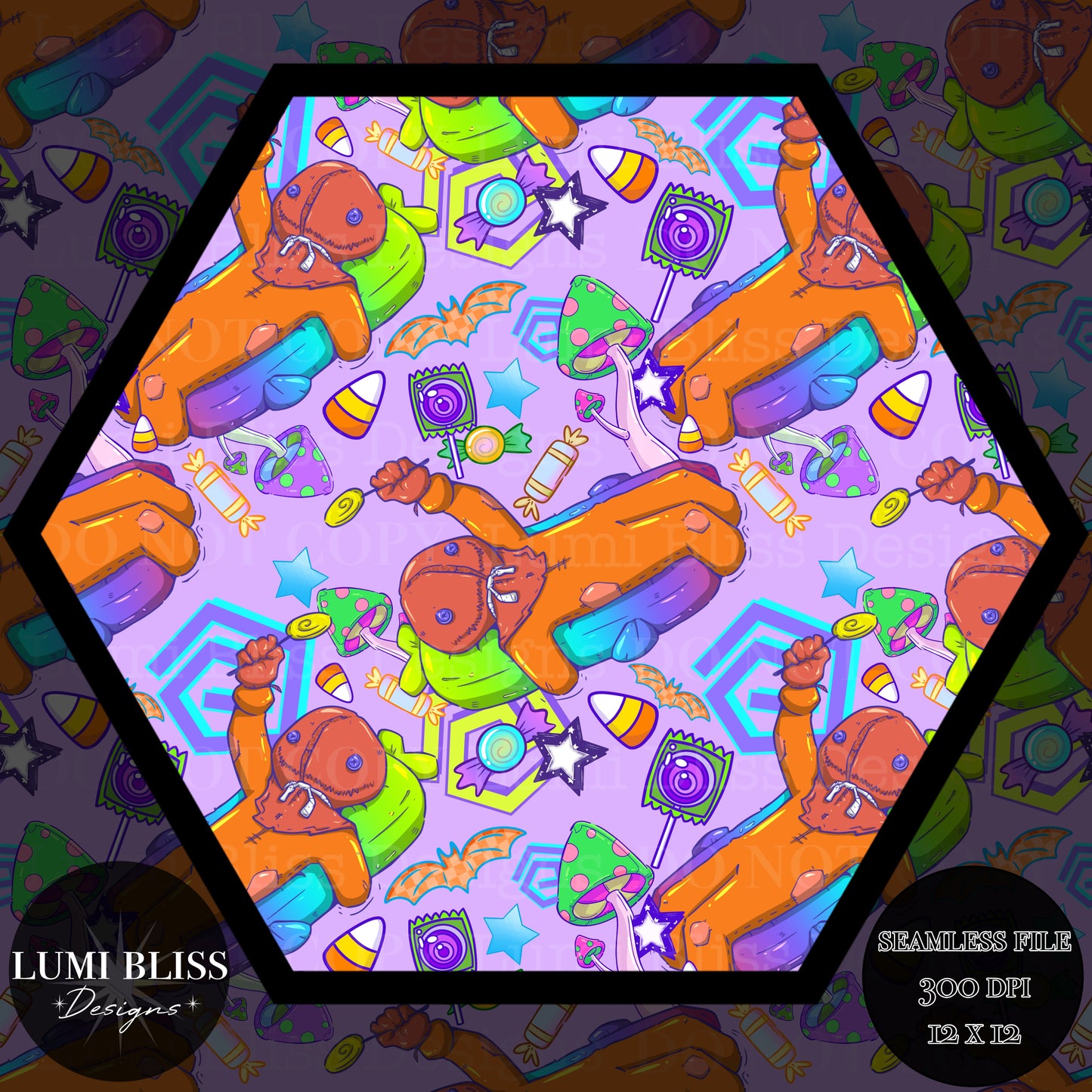 Neon Sam Seamless