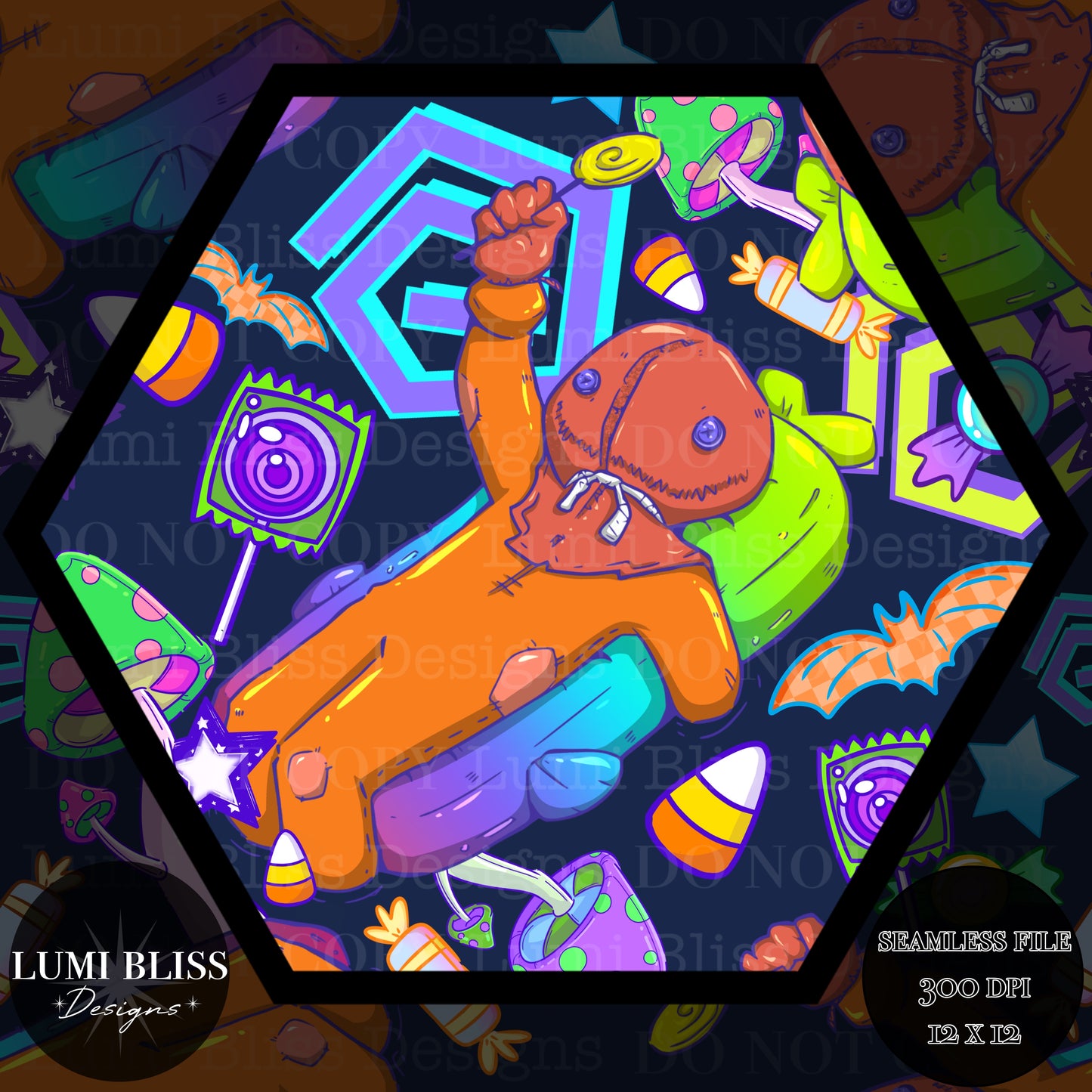 Neon Sam Seamless