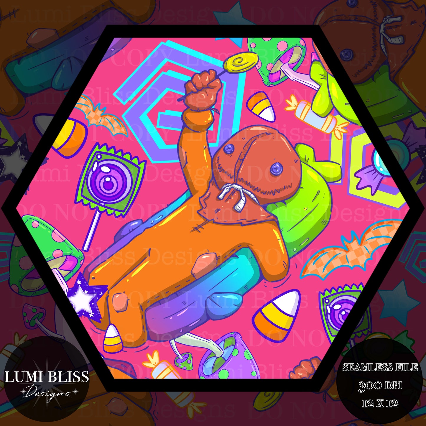 Neon Sam Seamless