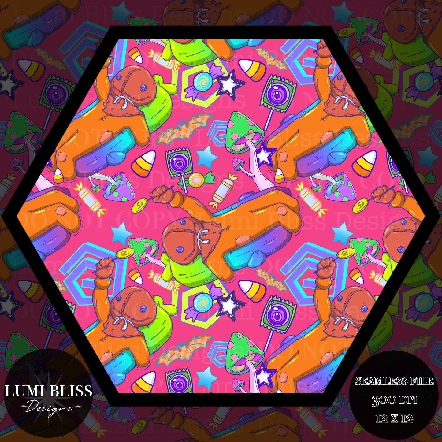 Neon Sam Seamless