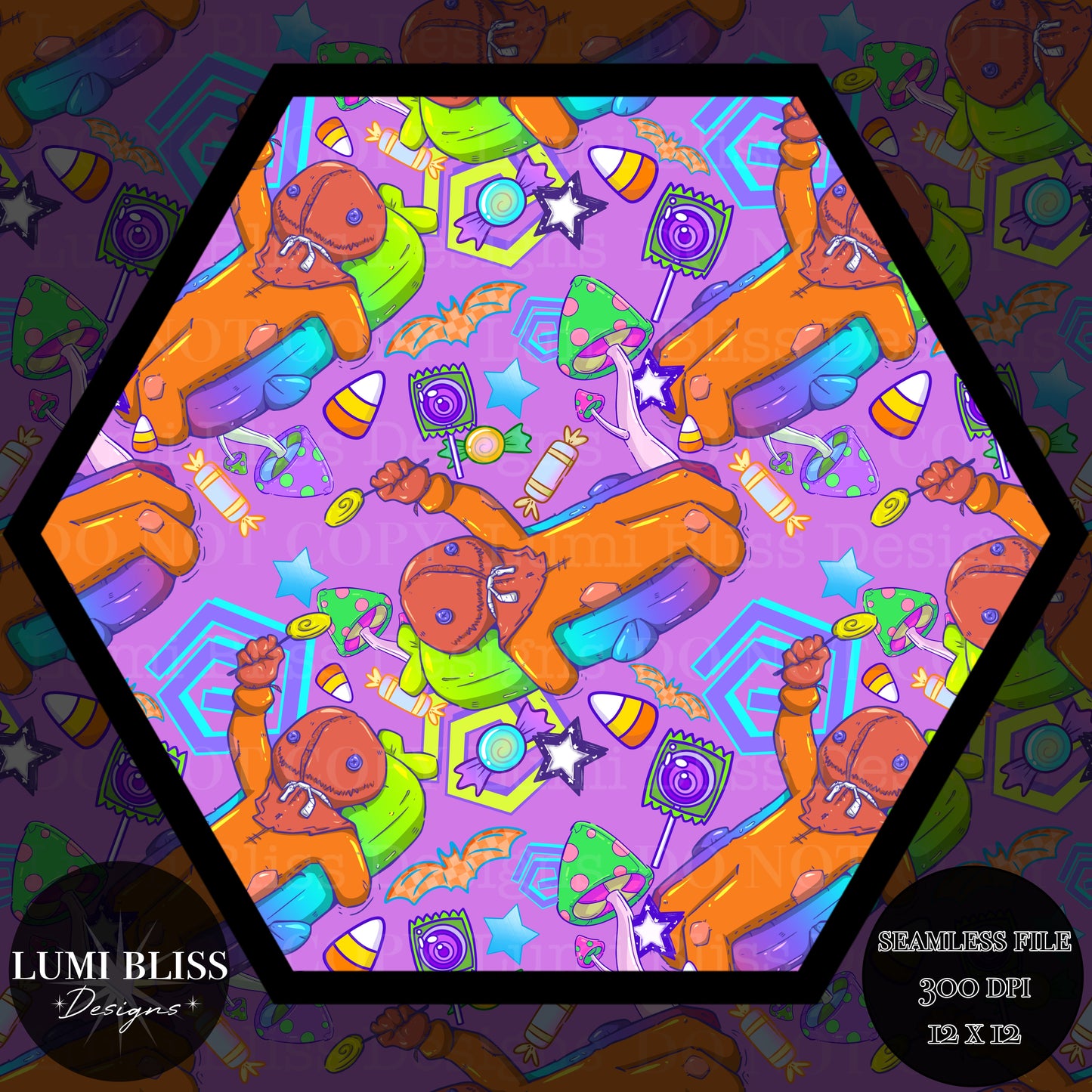 Neon Sam Seamless