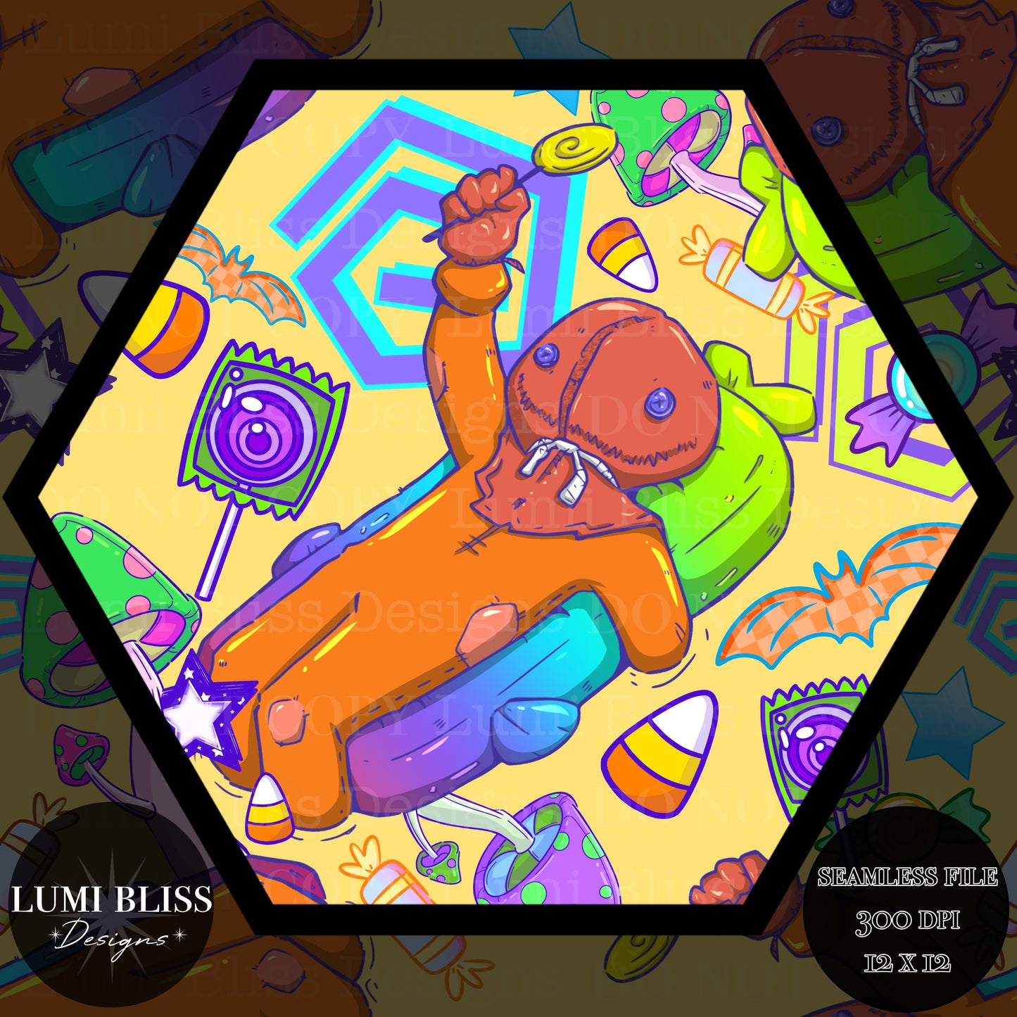Neon Sam Seamless