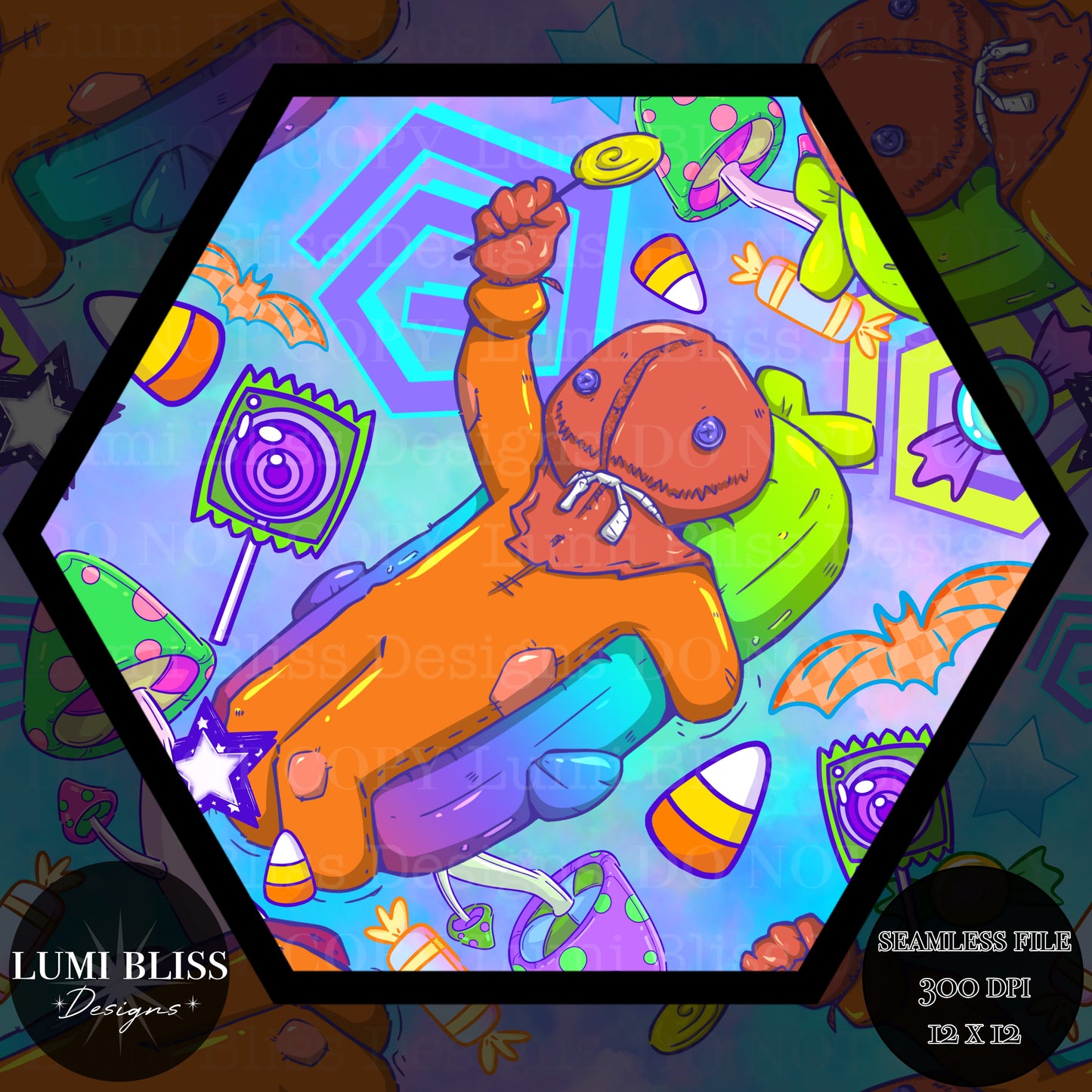 Neon Sam Seamless