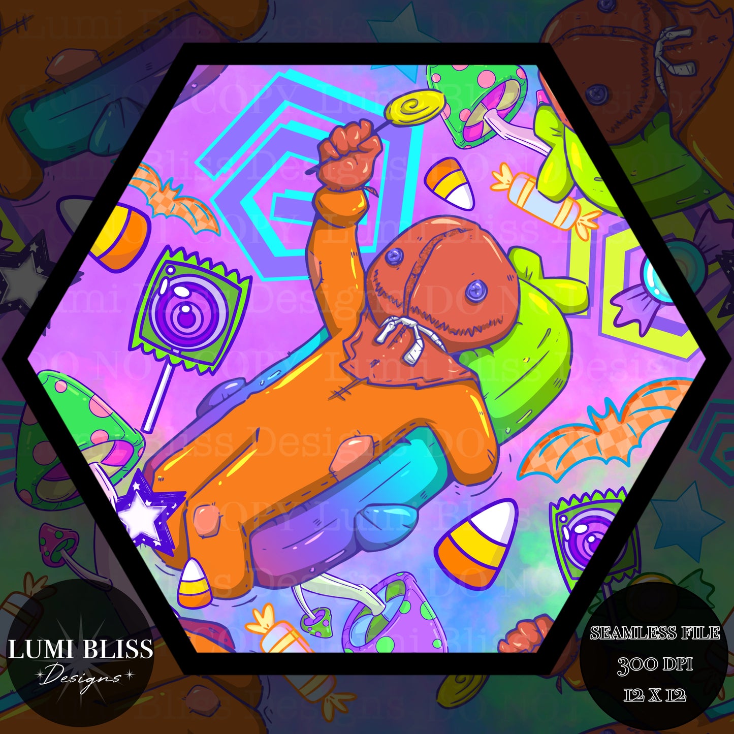 Neon Sam Seamless