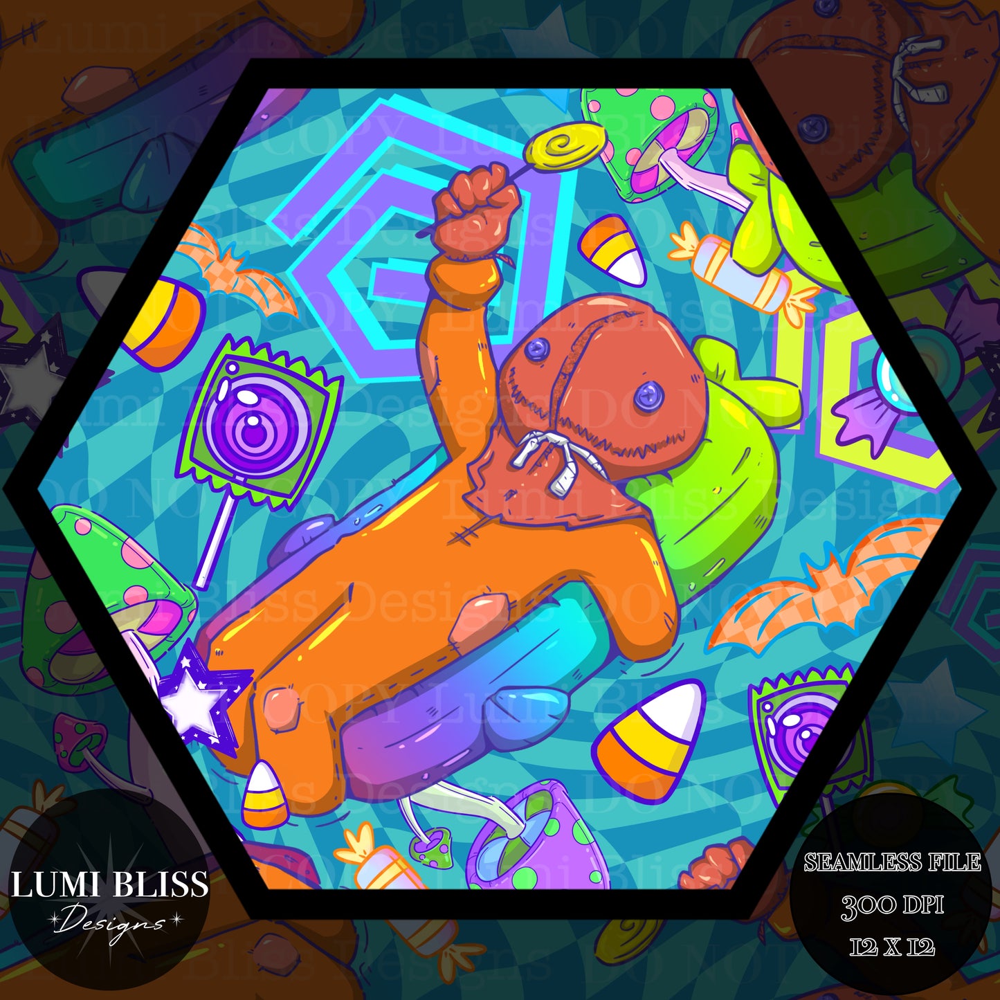 Neon Sam Seamless