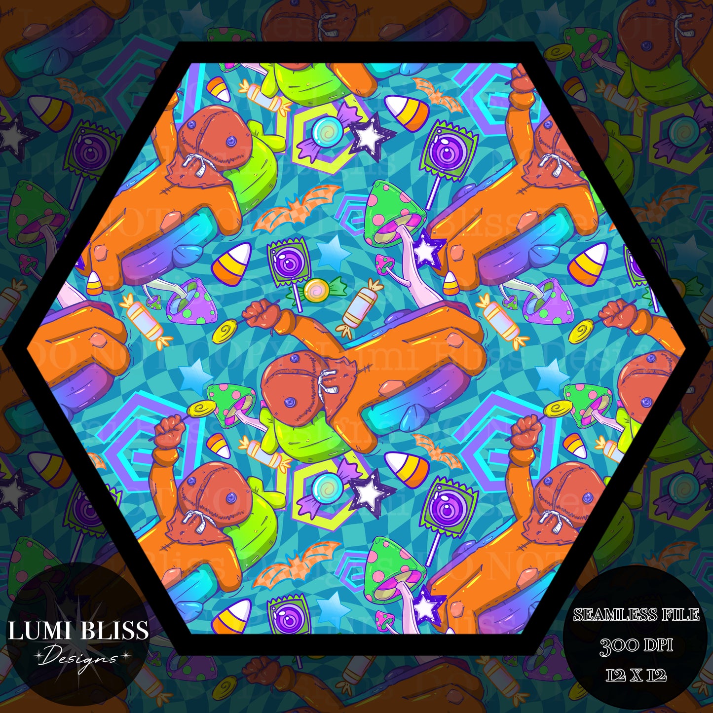 Neon Sam Seamless