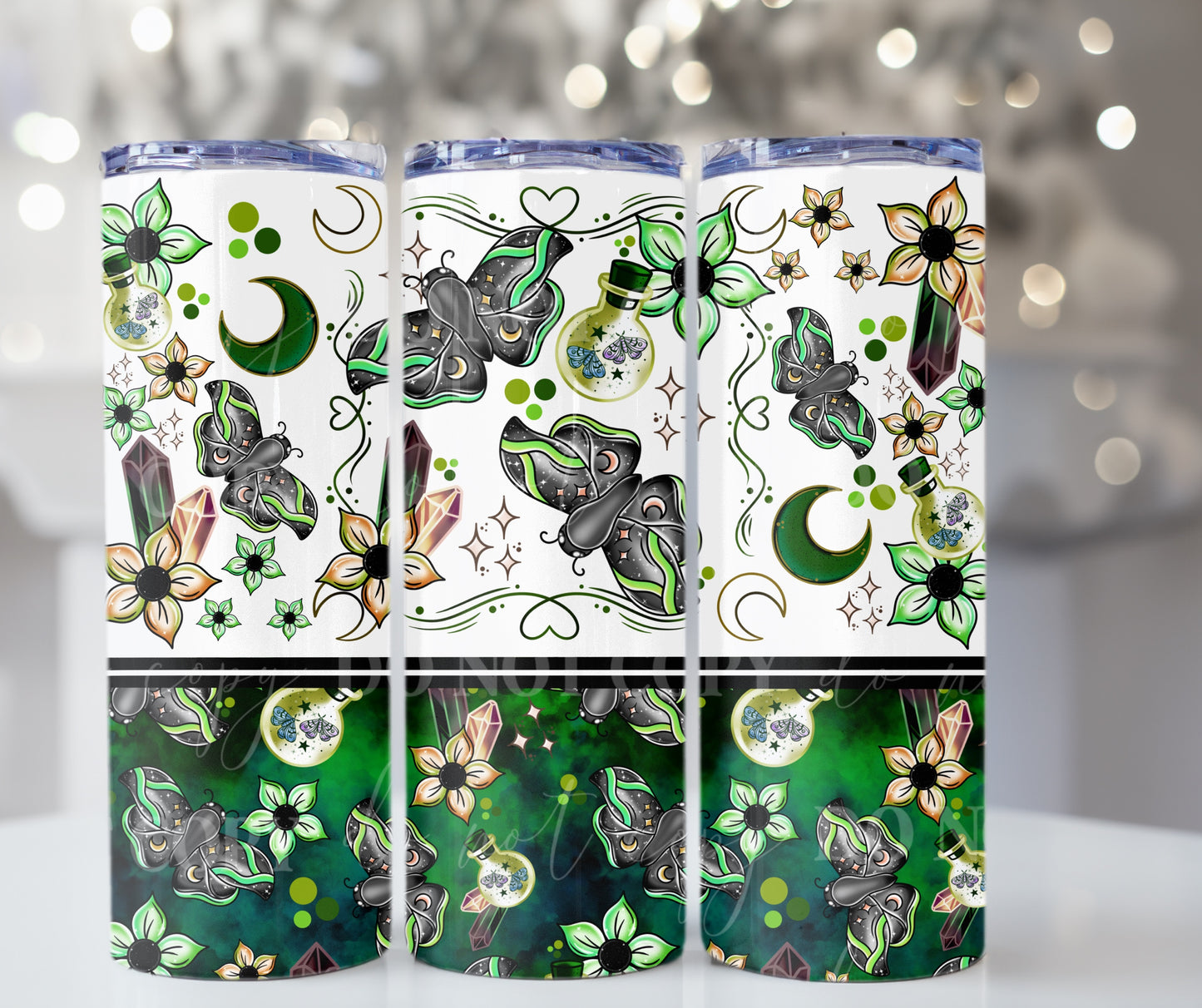 Magical Moths Green 20oz