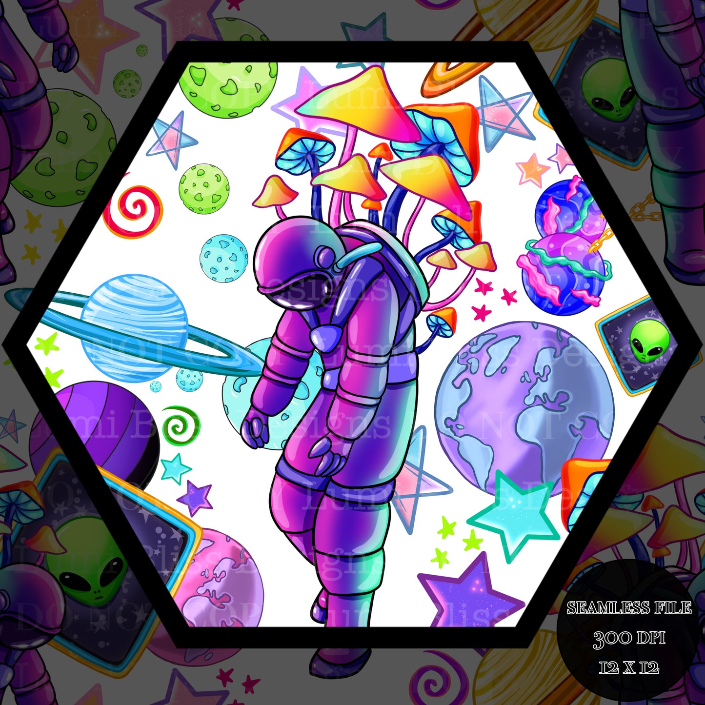 Stuck in Space Seamless