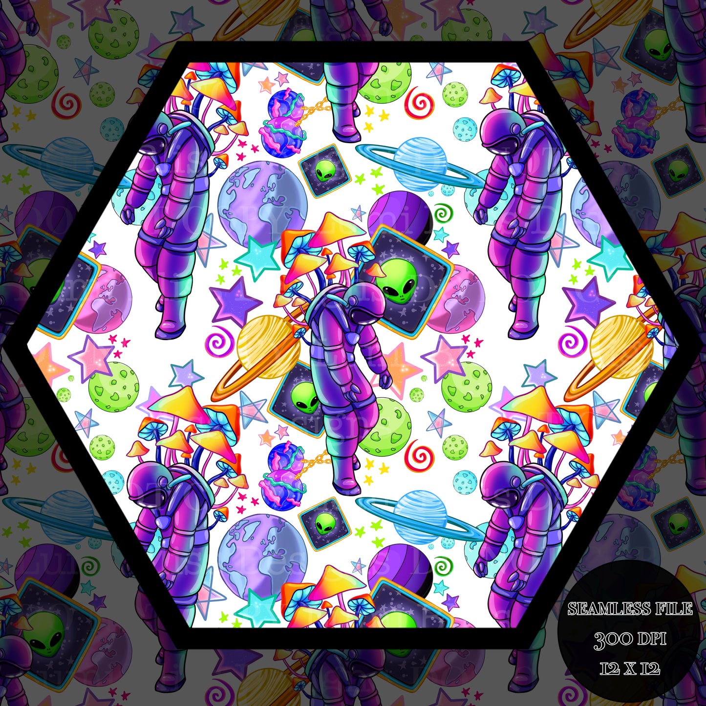 Stuck in Space Seamless