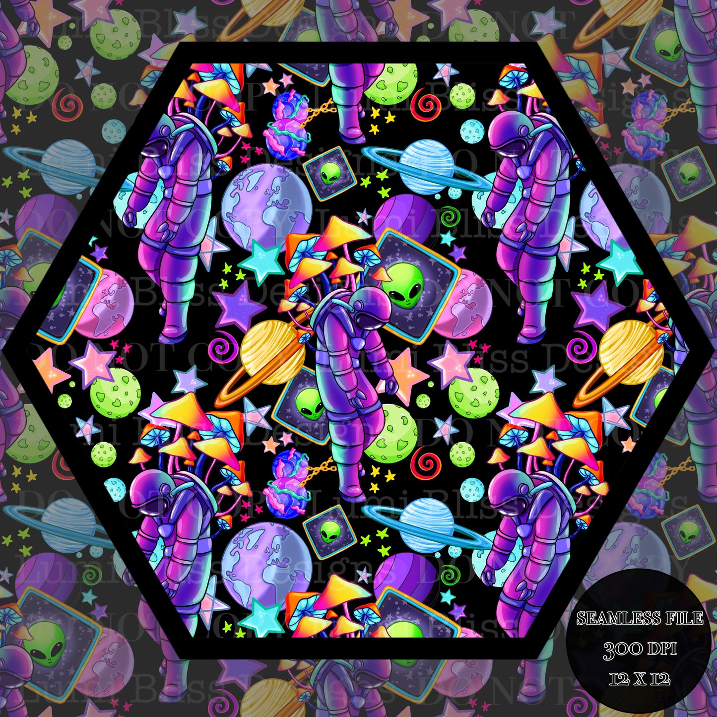 Stuck in Space Seamless