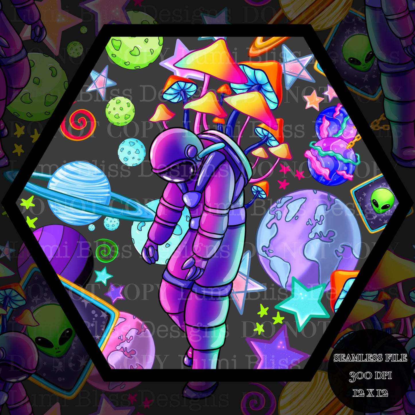 Stuck in Space Seamless