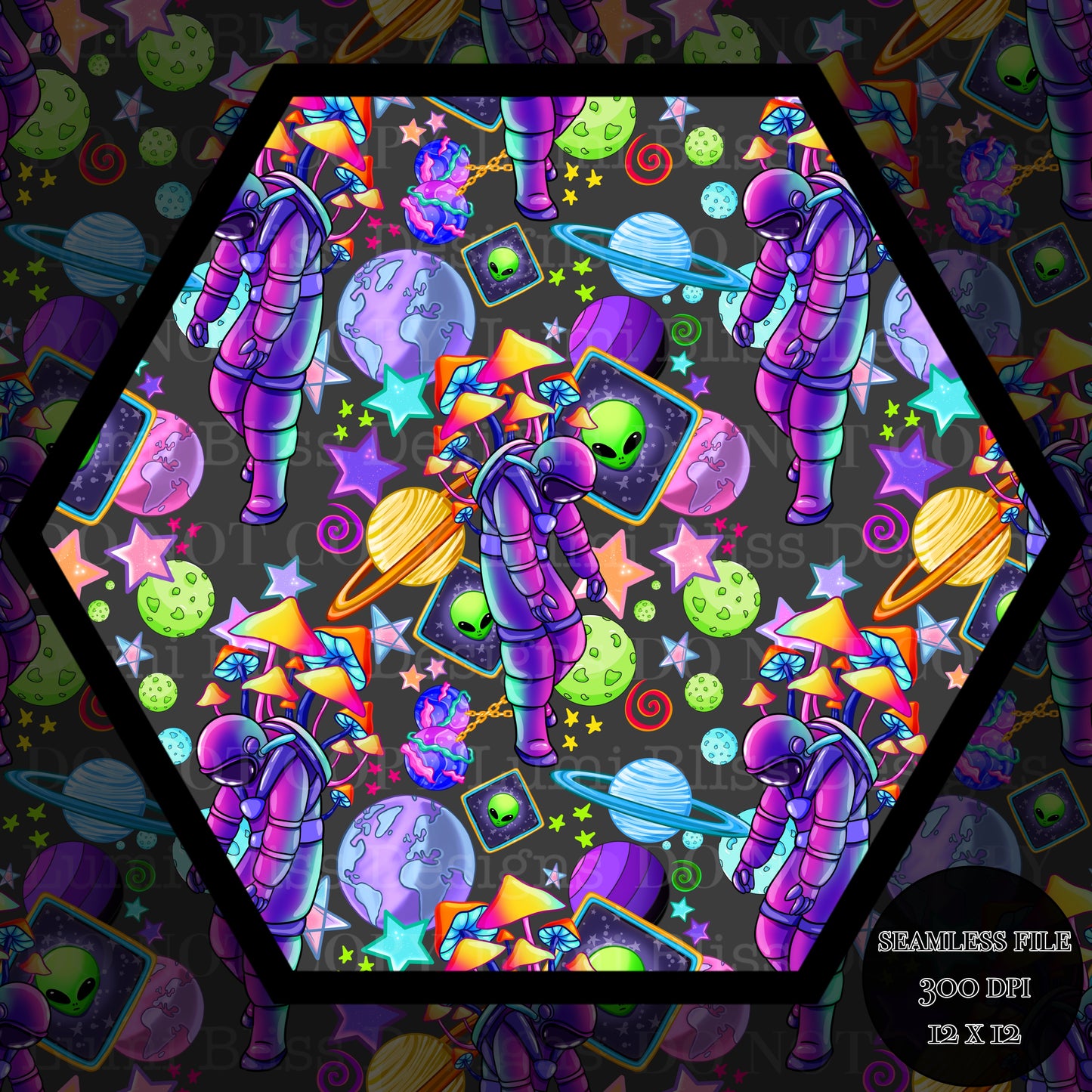 Stuck in Space Seamless
