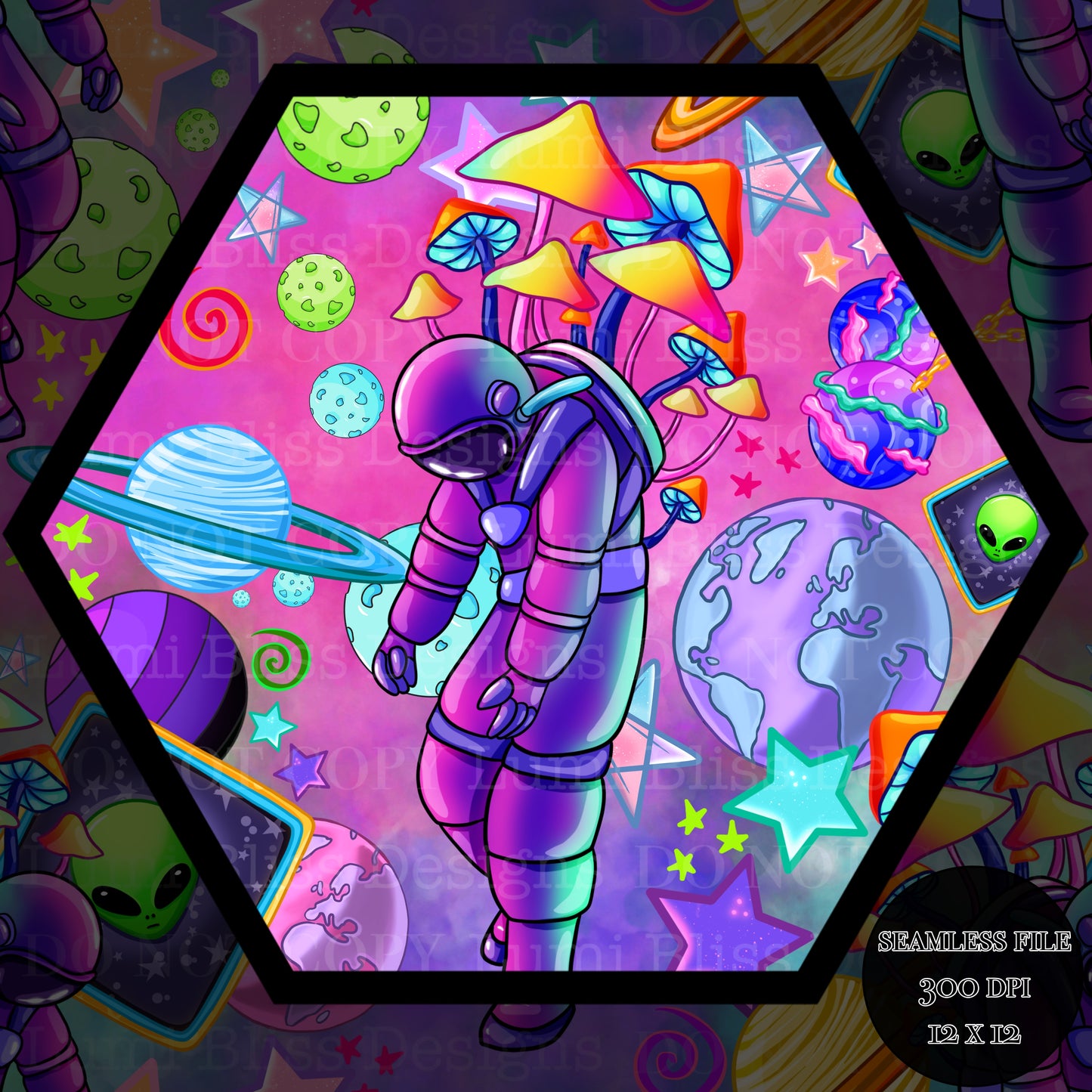 Stuck in Space Seamless