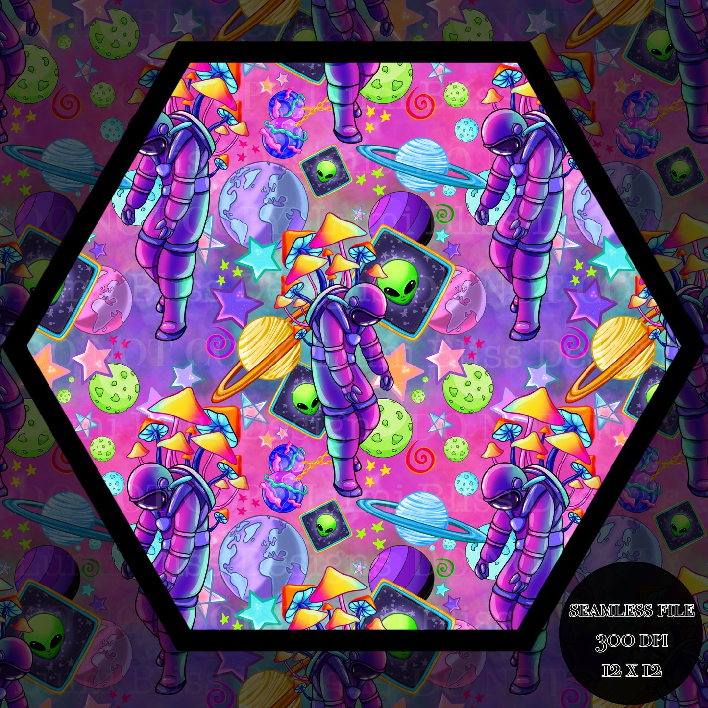 Stuck in Space Seamless