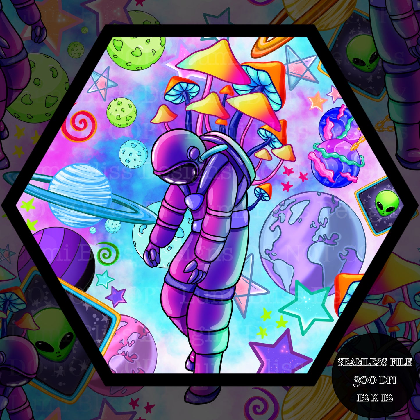 Stuck in Space Seamless
