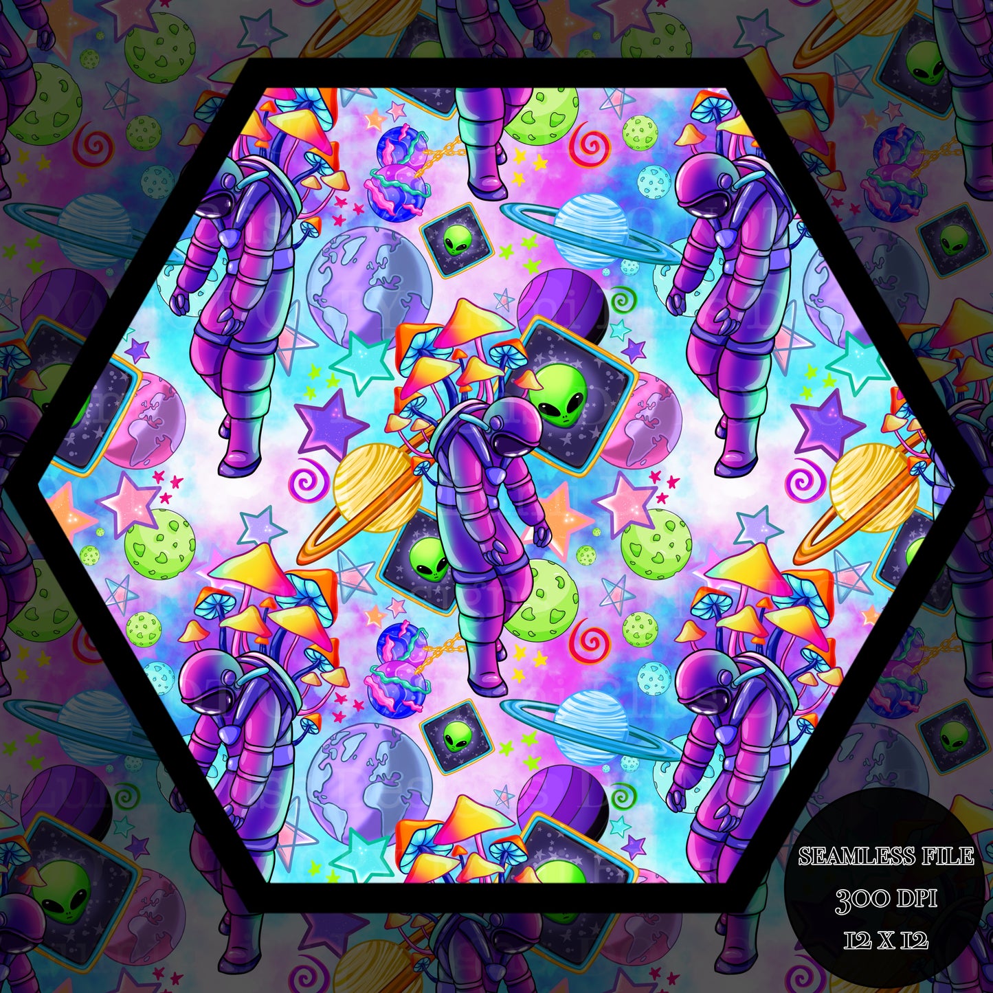 Stuck in Space Seamless
