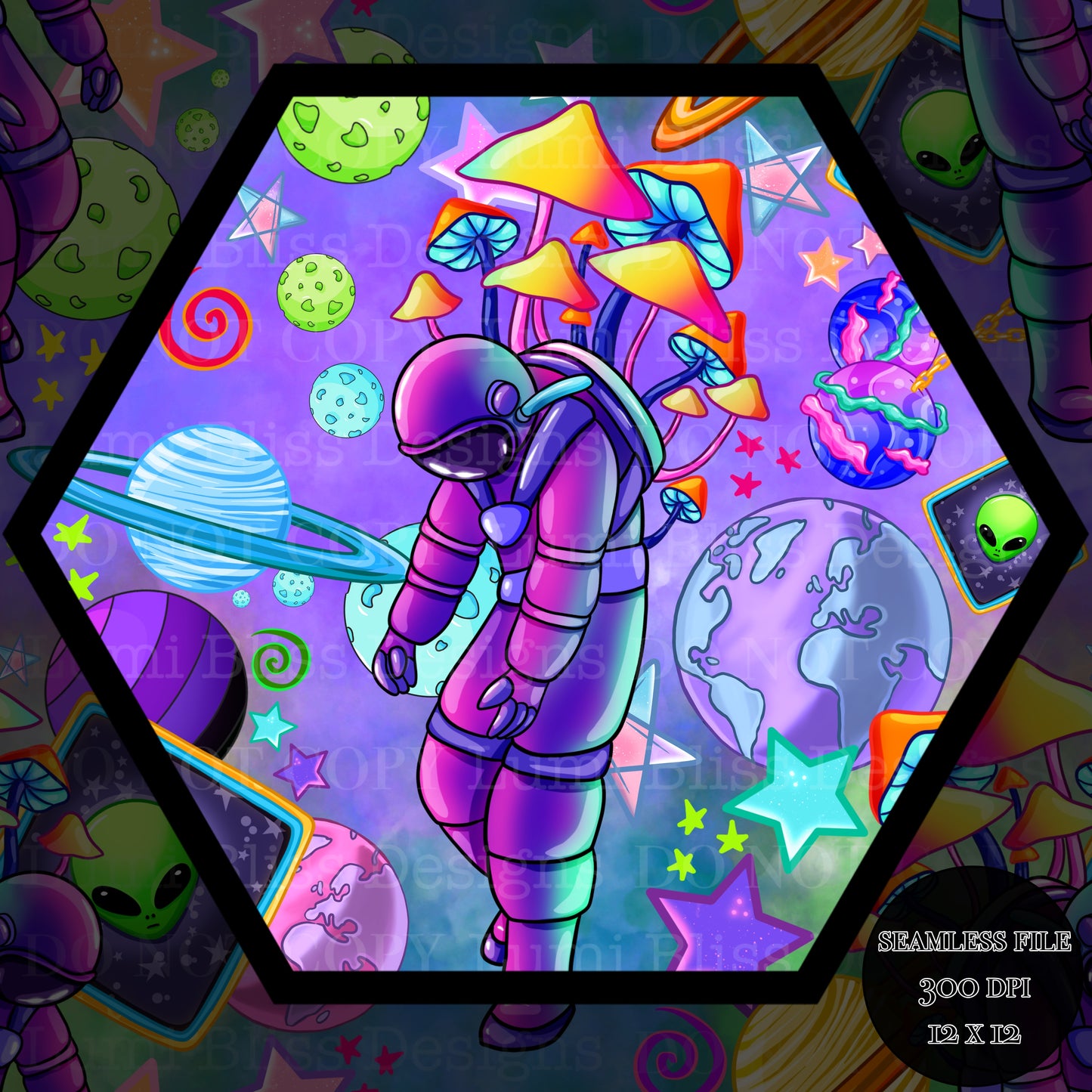 Stuck in Space Seamless