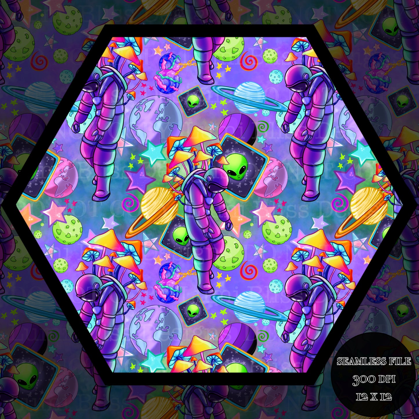 Stuck in Space Seamless