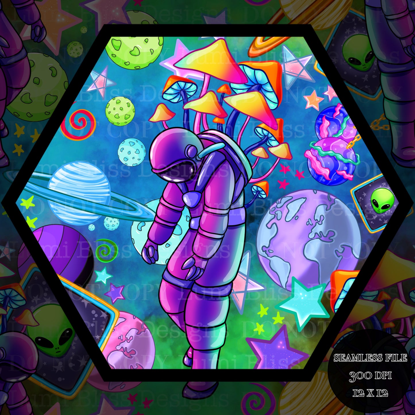 Stuck in Space Seamless