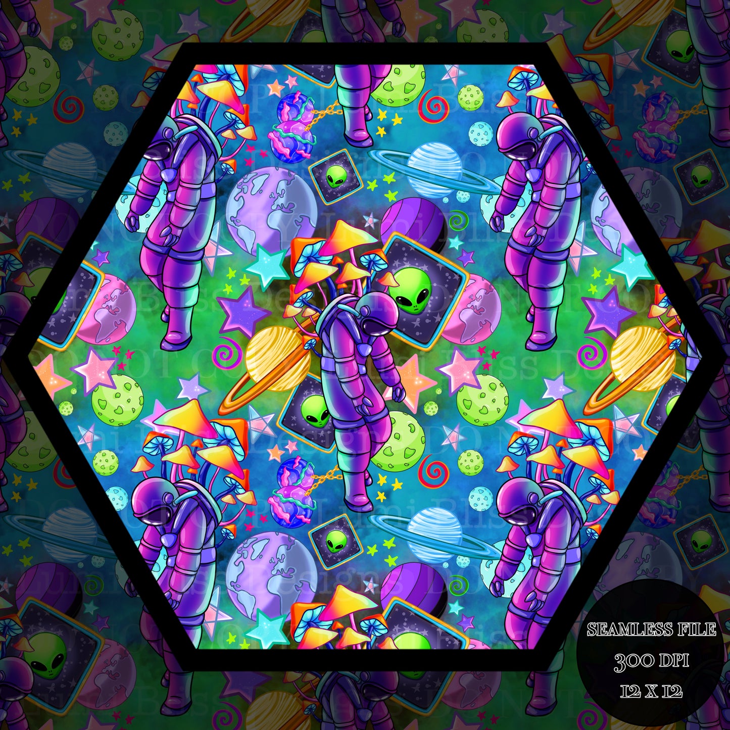 Stuck in Space Seamless