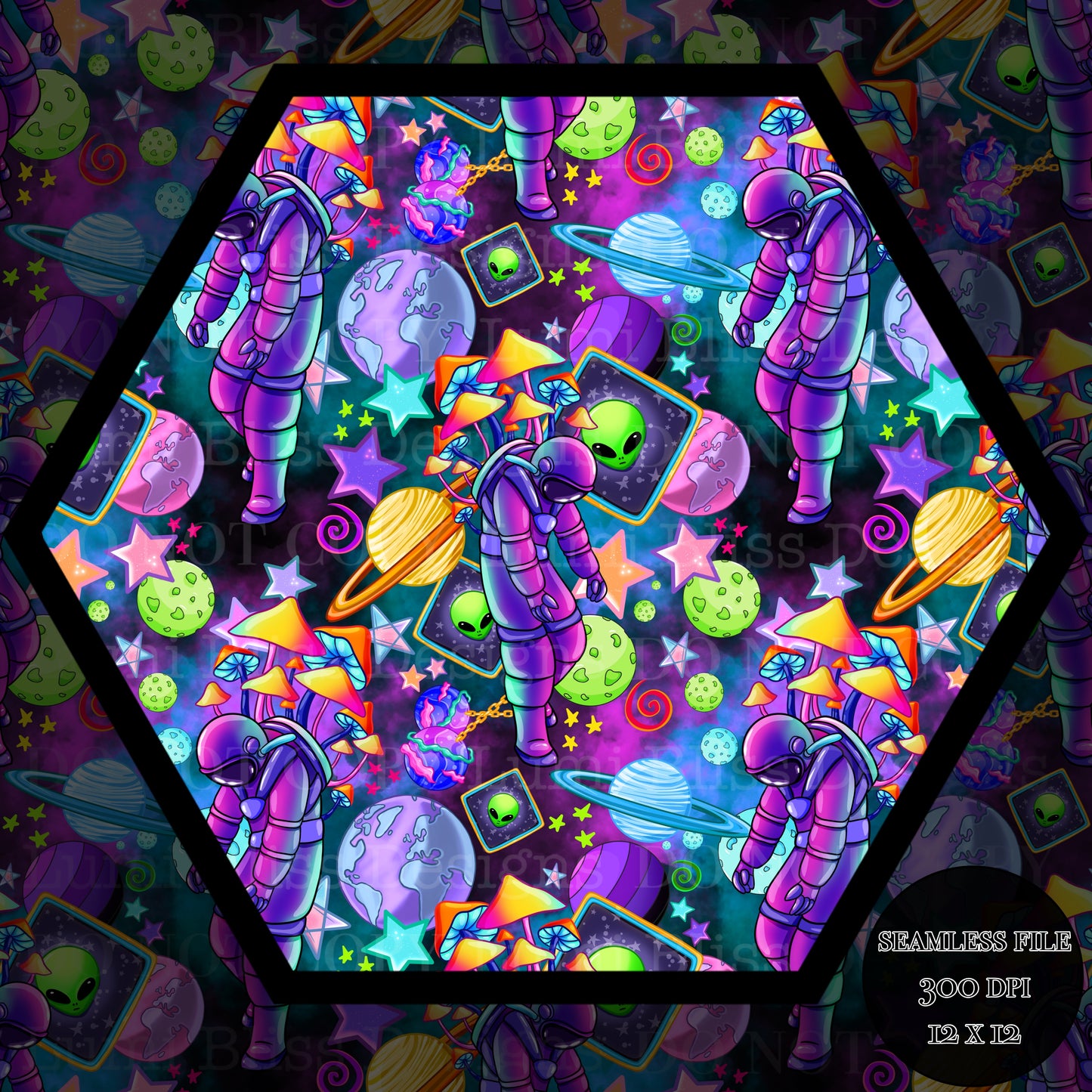 Stuck in Space Seamless