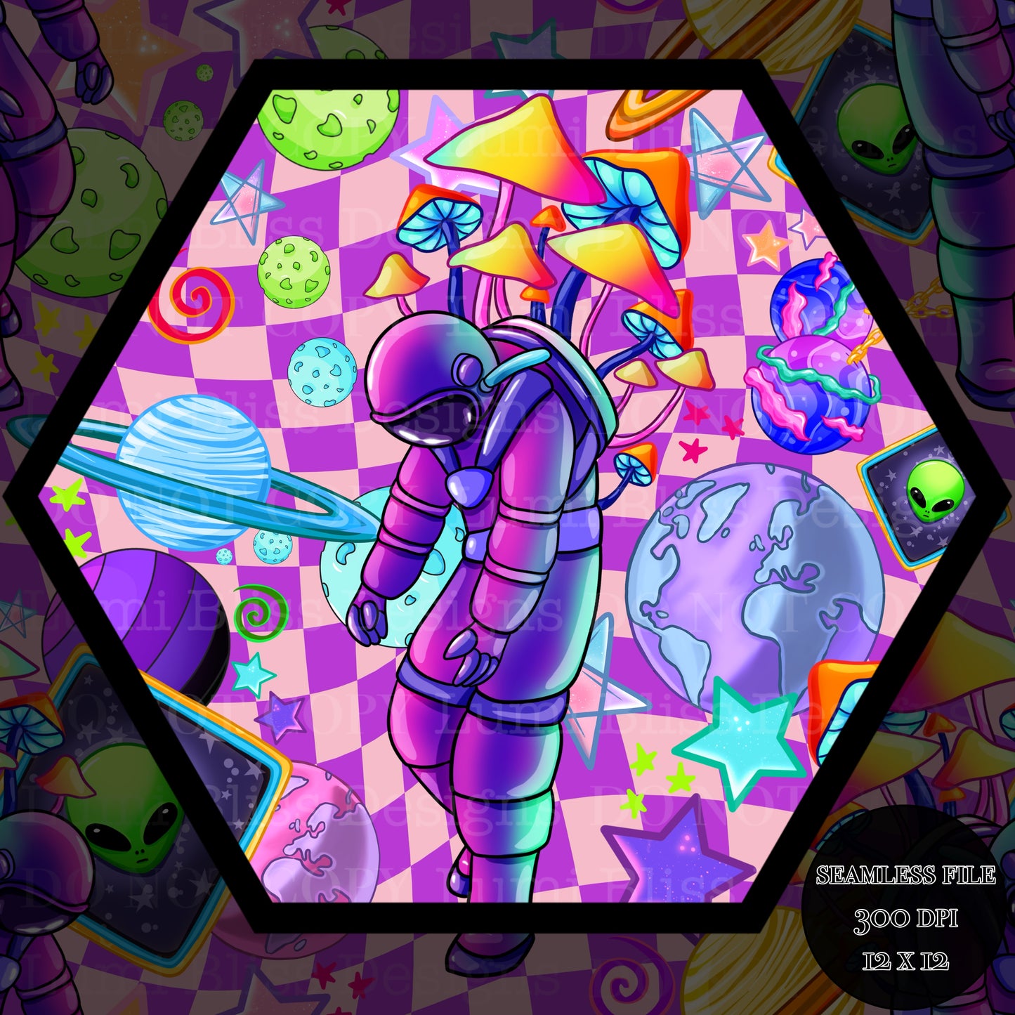 Stuck in Space Seamless