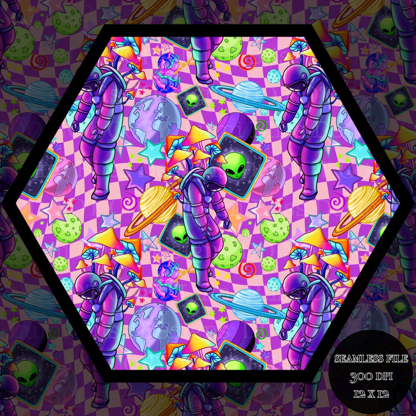 Stuck in Space Seamless
