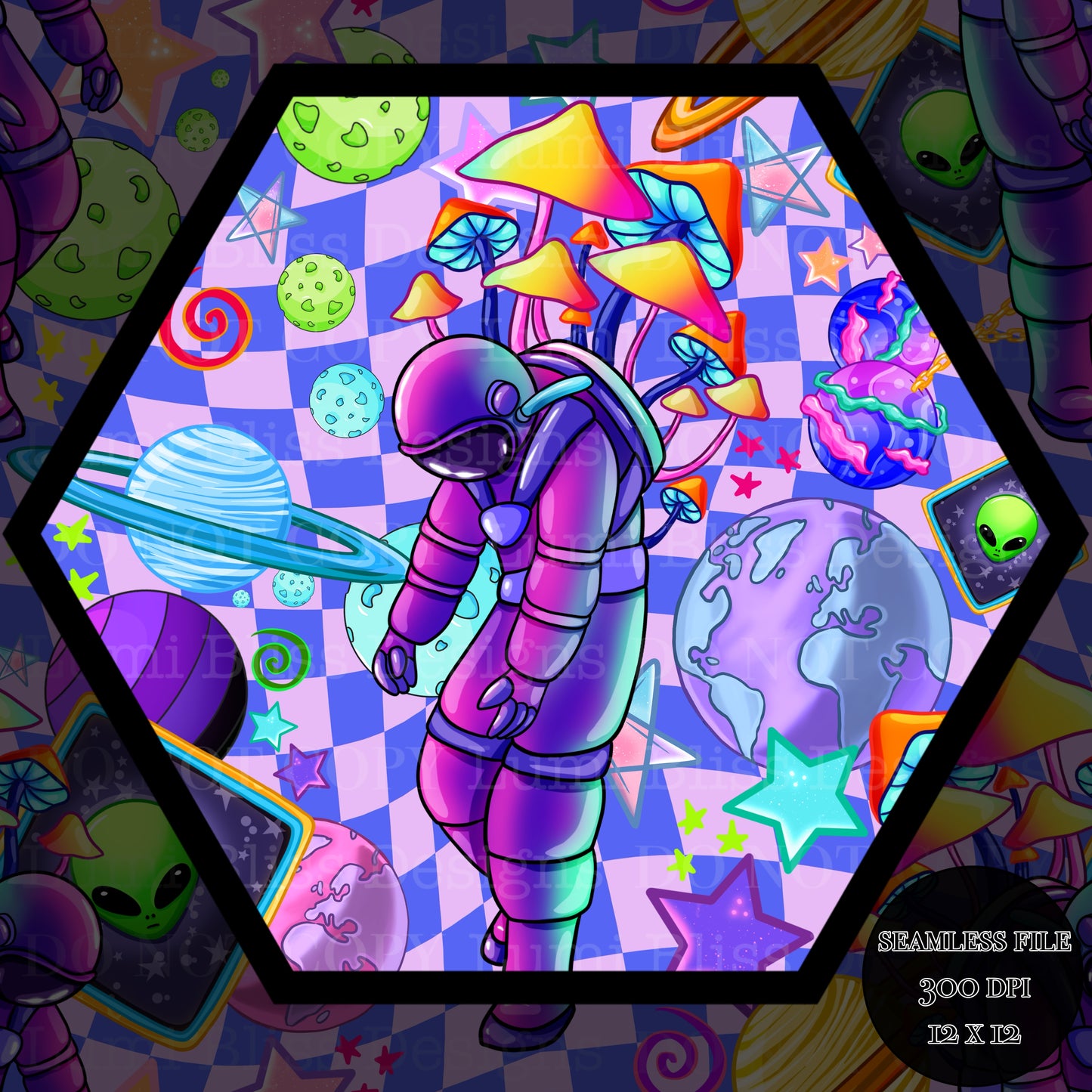 Stuck in Space Seamless