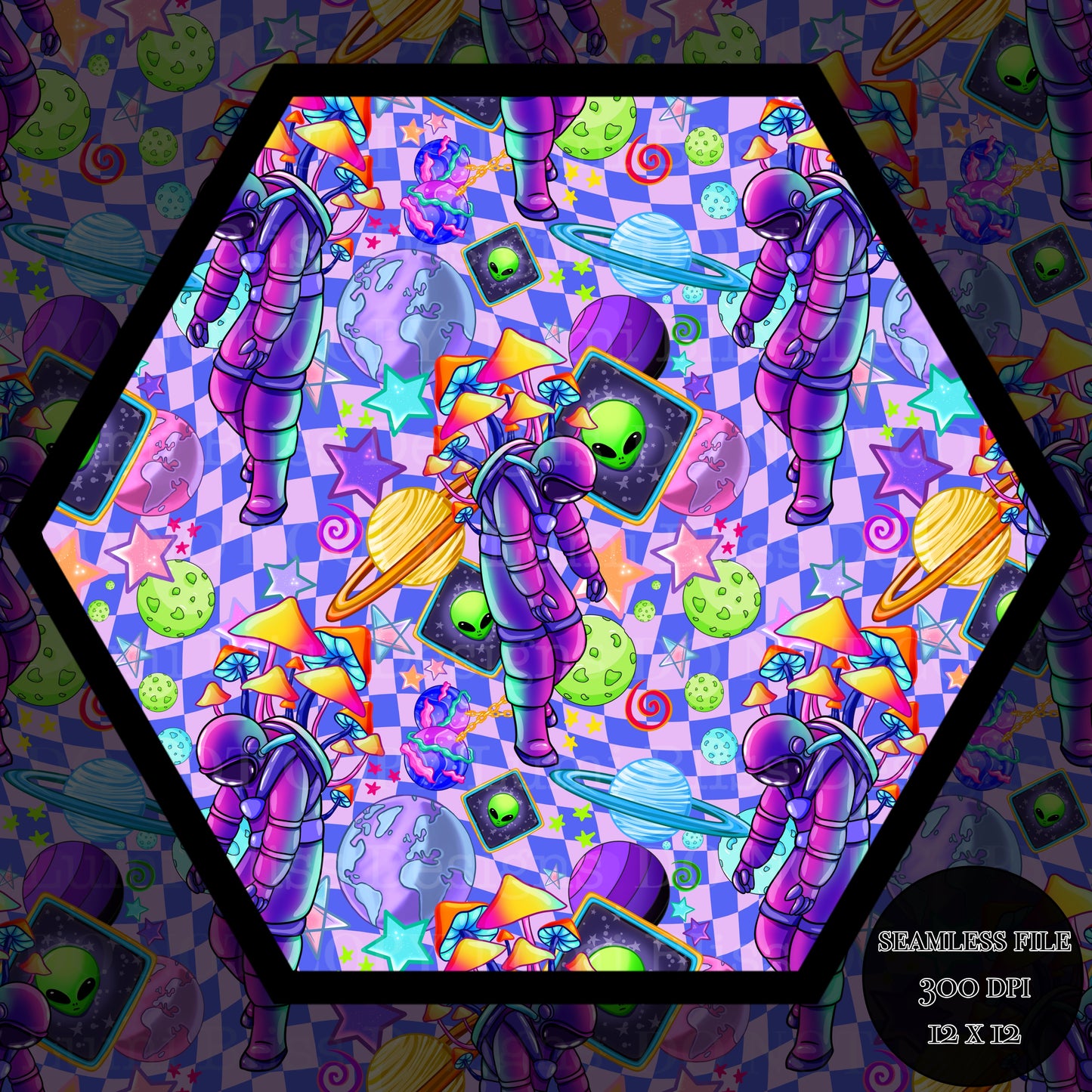 Stuck in Space Seamless