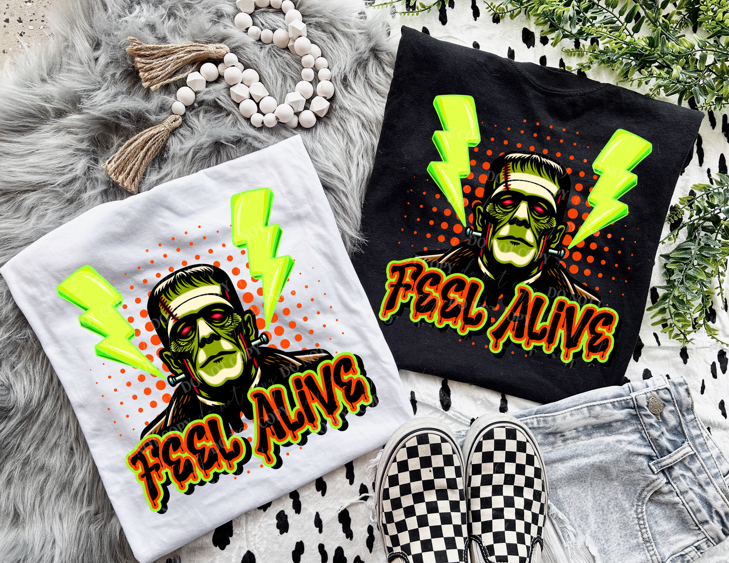 Feel Alive green w/pocket-sleeve