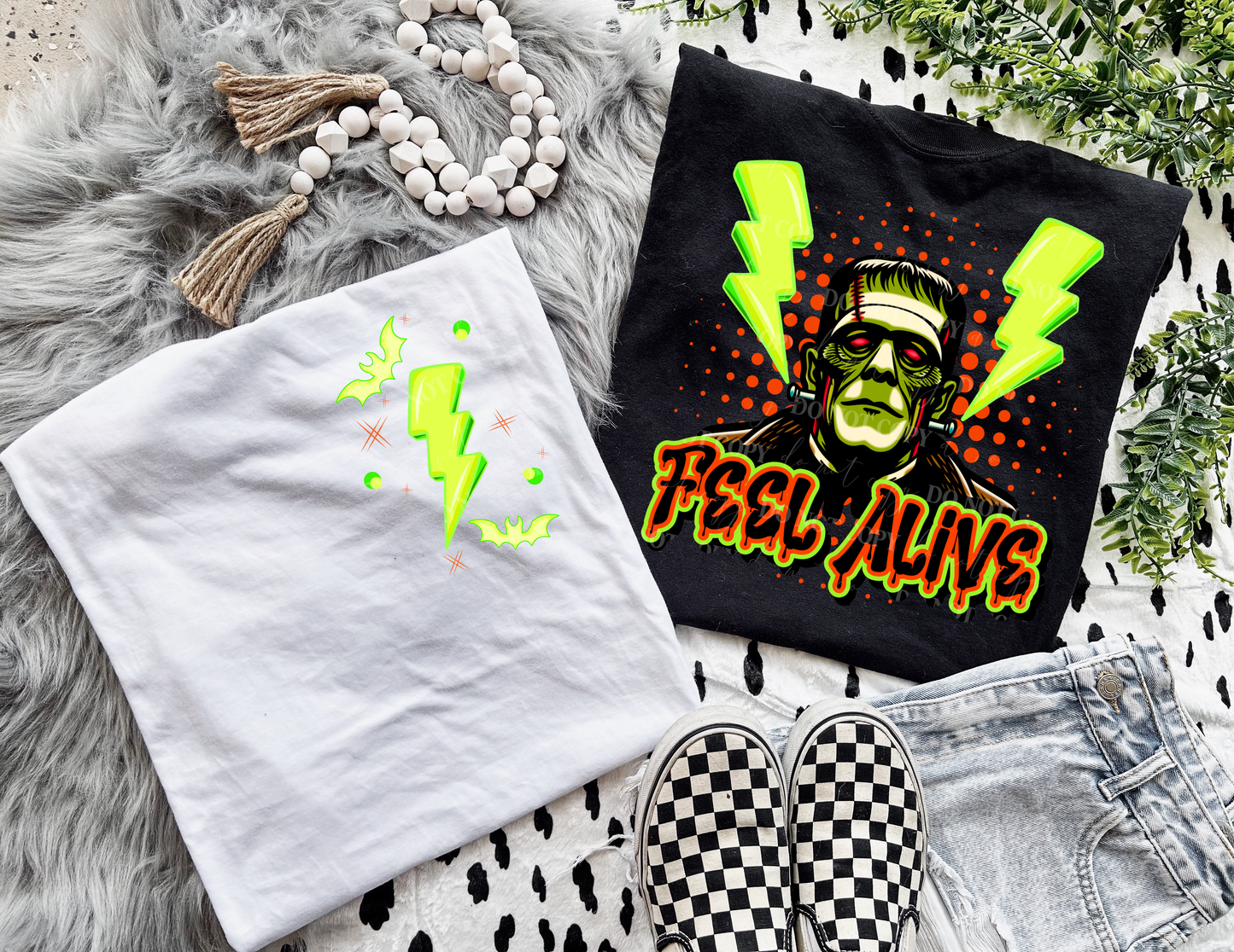 Feel Alive green w/pocket-sleeve