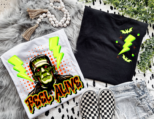 Feel Alive green w/pocket-sleeve