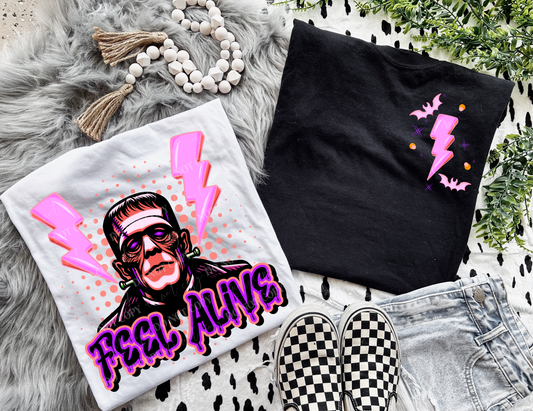 Feel Alive pink w/pocket-sleeve