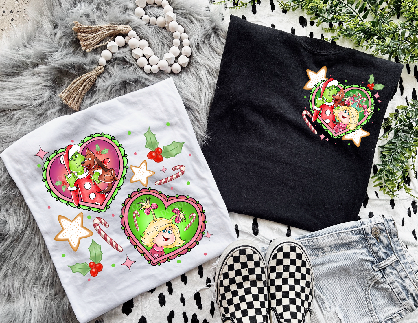 XMAS Hearts w/pocket-sleeve