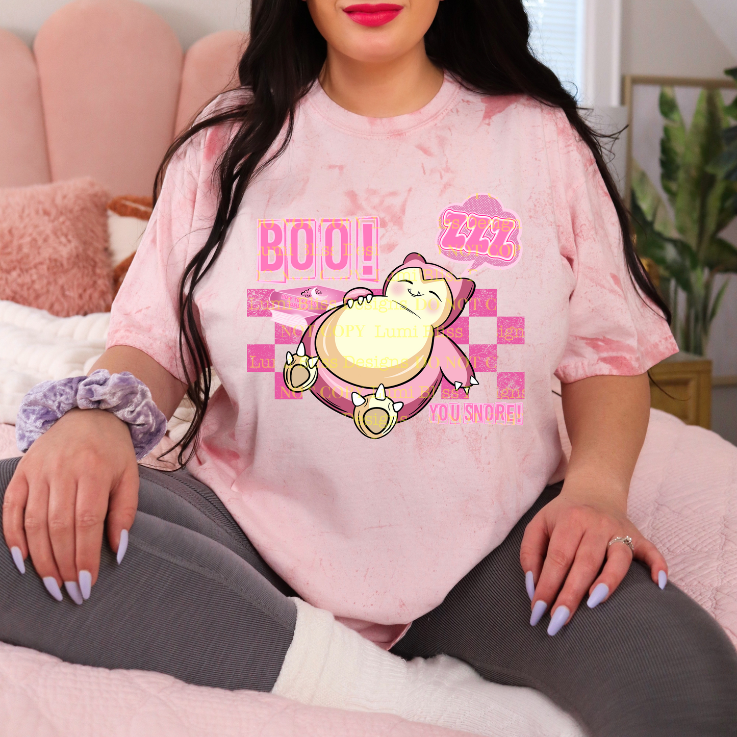 BOO! You snore! -Pink-