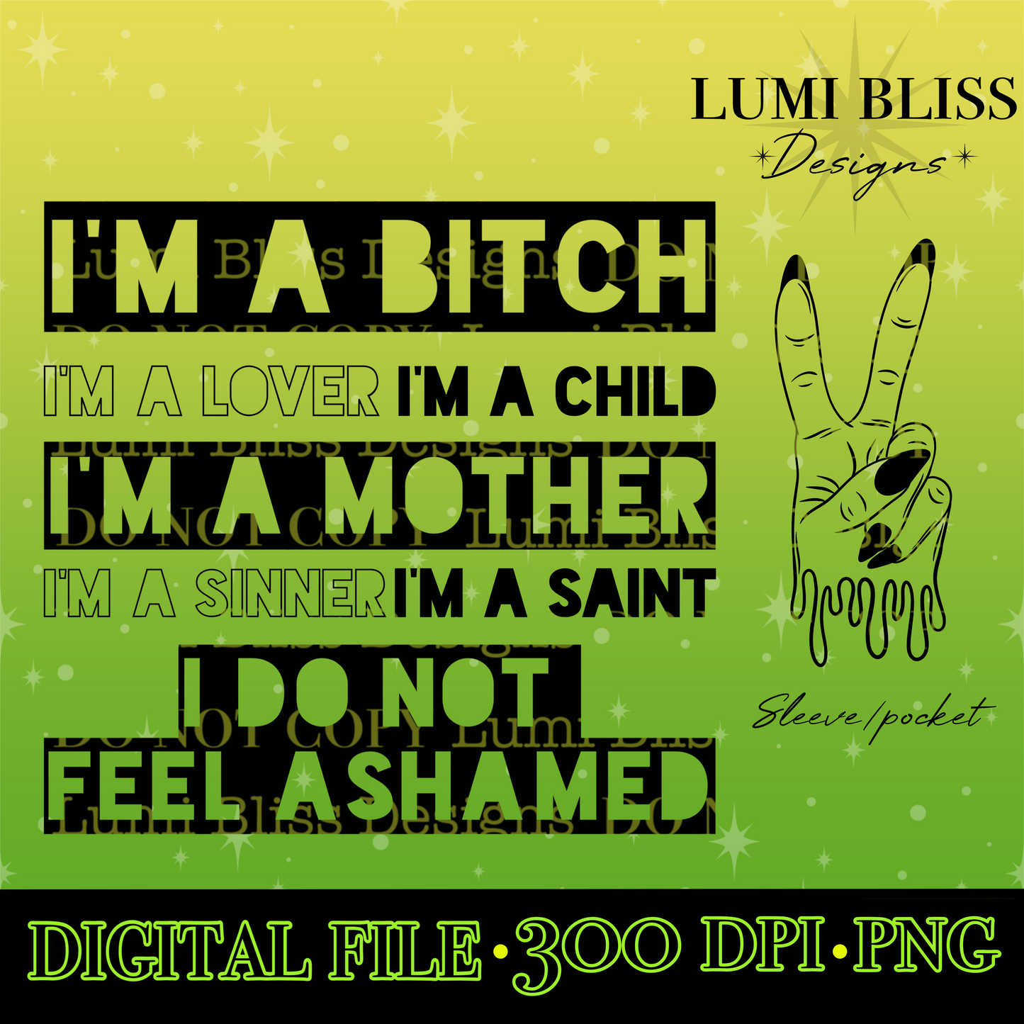 I'm a...