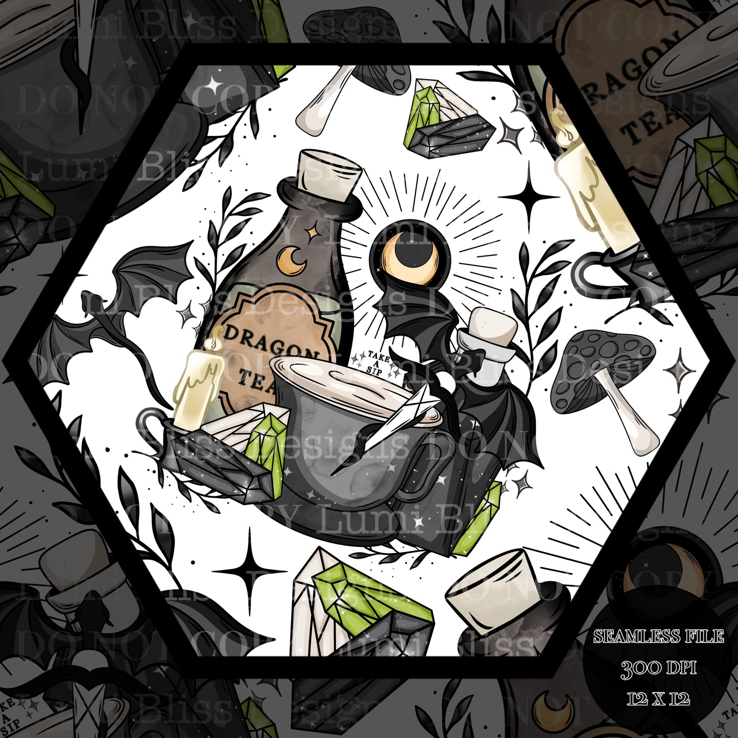 Dragon Tea Seamless