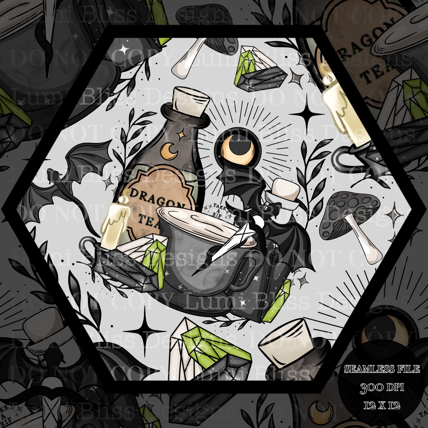 Dragon Tea Seamless