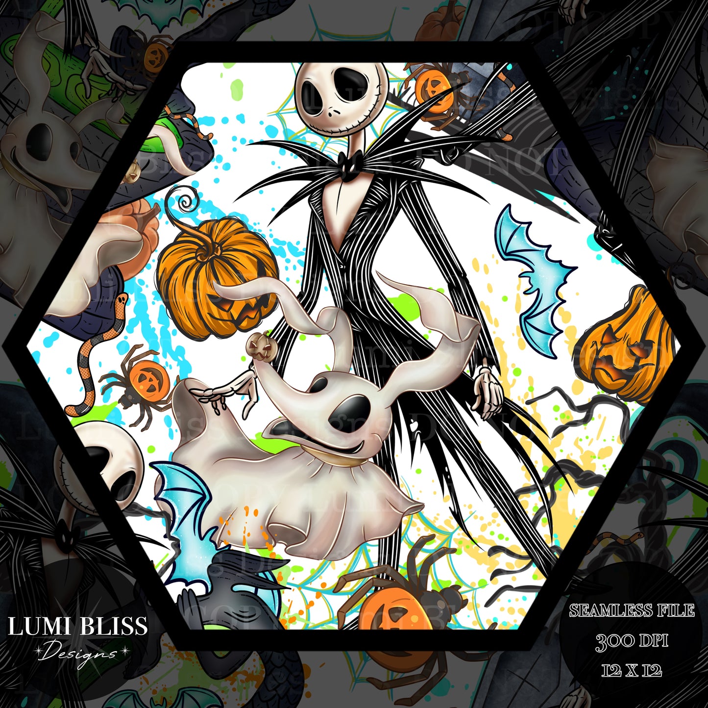 Pumpkin King Seamless